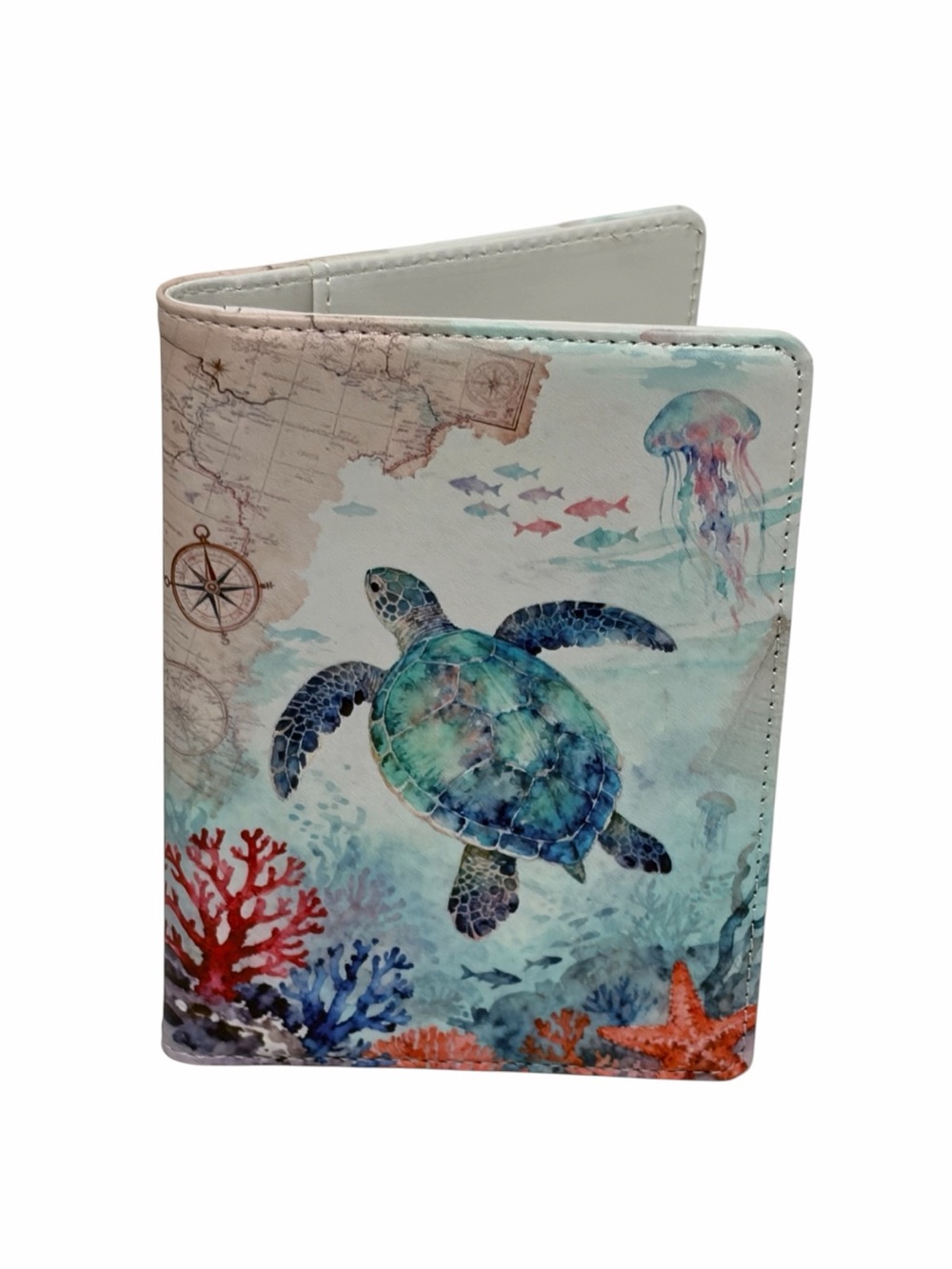 Sea Turtle Passport Wallet - NWOT